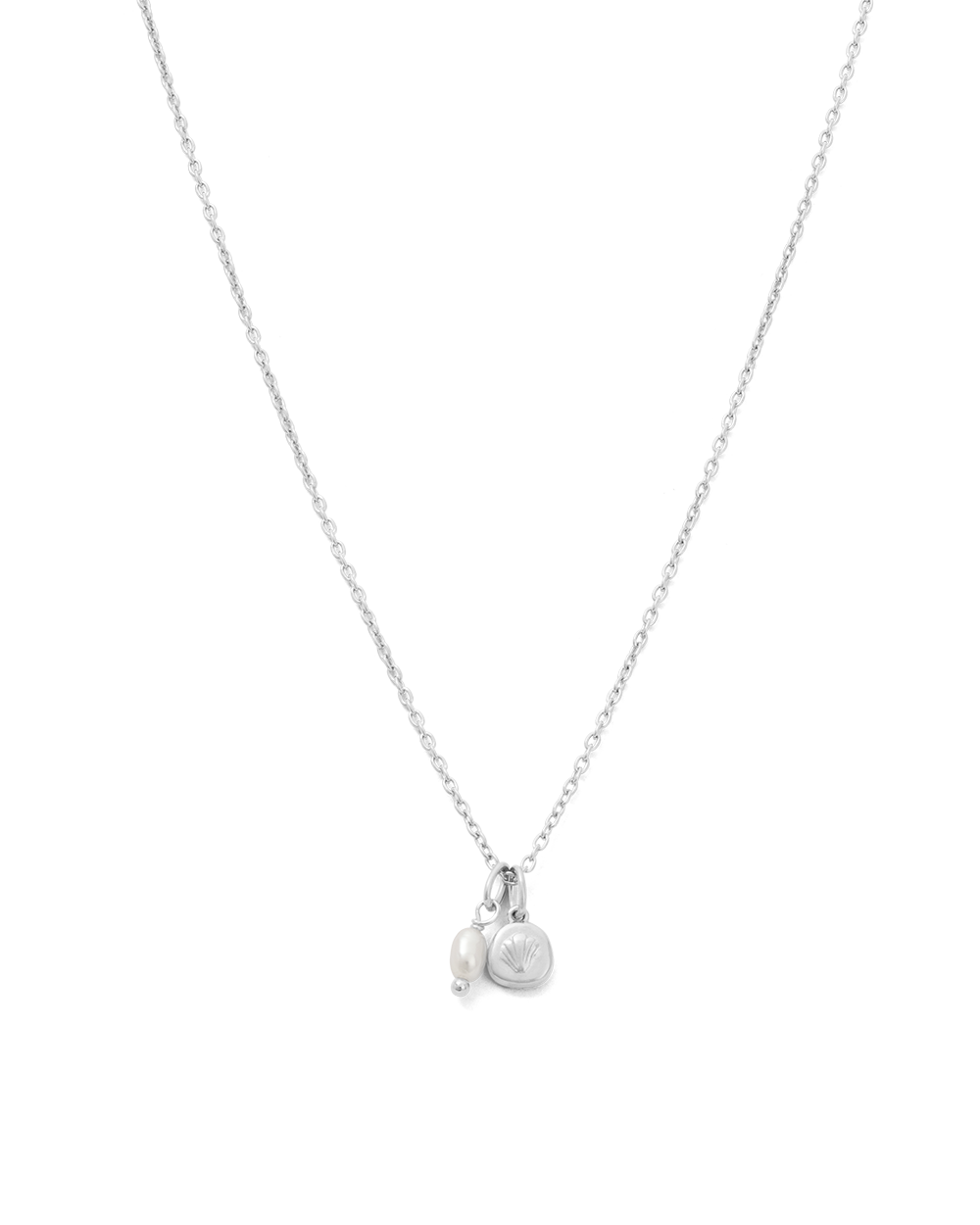 MEMOIR PEARL NECKLACE (STERLING SILVER) IMAGE 1
