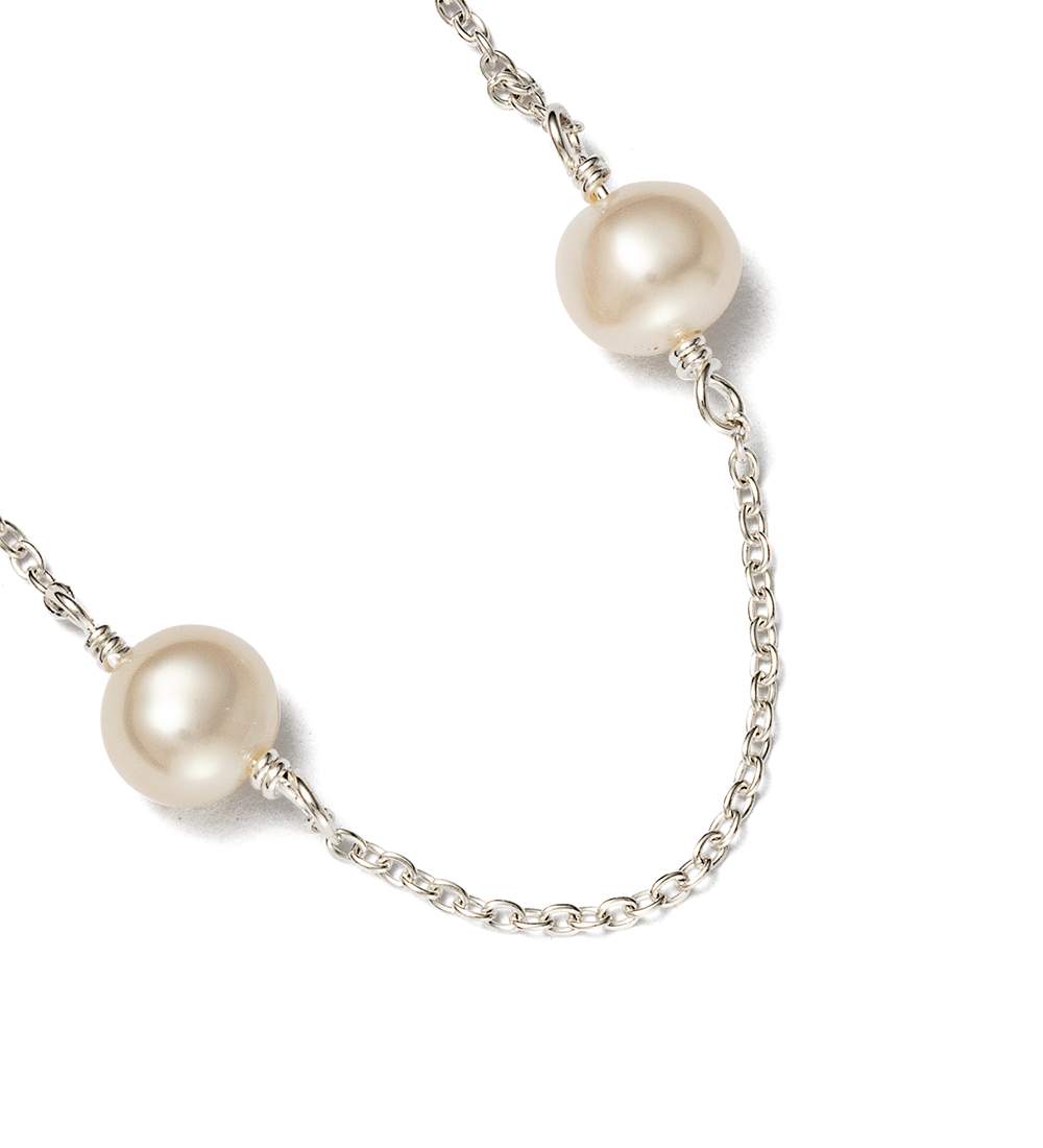 MOON TIDE PEARL BRACELET (STERLING SILVER) IMAGE 4