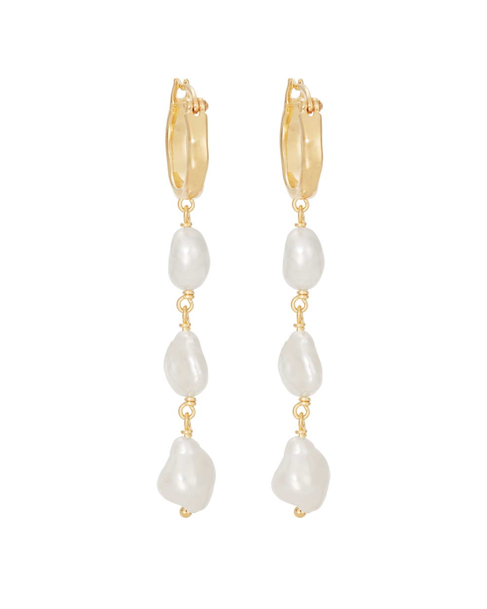 MOONRISE EARRINGS (18K GOLD PLATED) IMAGE 1