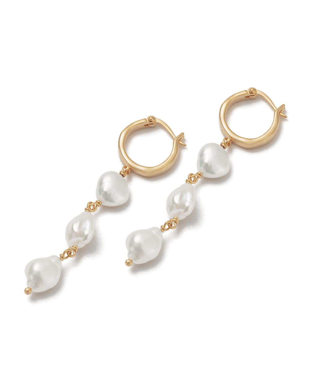 MOONRISE EARRINGS (18K GOLD PLATED) IMAGE 4