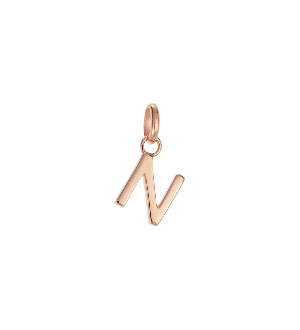 OUTLINE INITIAL A-Z (18K ROSE GOLD VERMEIL) IMAGE 16