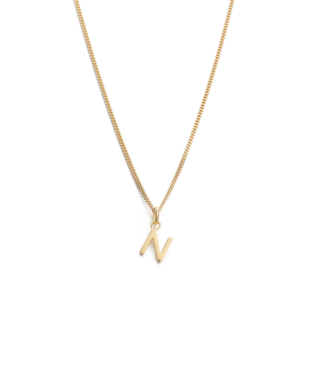 OUTLINE INITIAL NECKLACE A-Z (18K GOLD VERMEIL) IMAGE 19