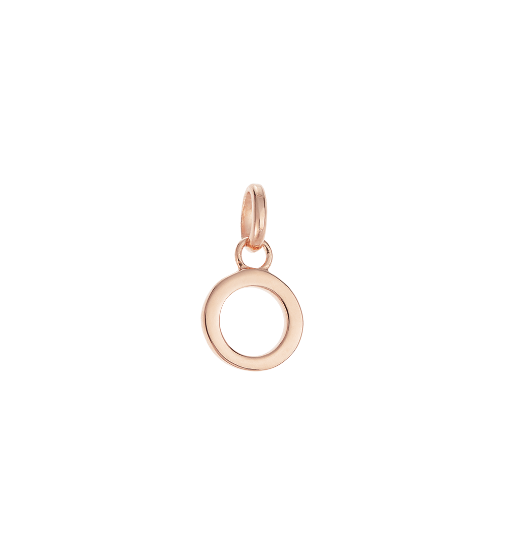 OUTLINE INITIAL A-Z (18K ROSE GOLD VERMEIL) IMAGE 17