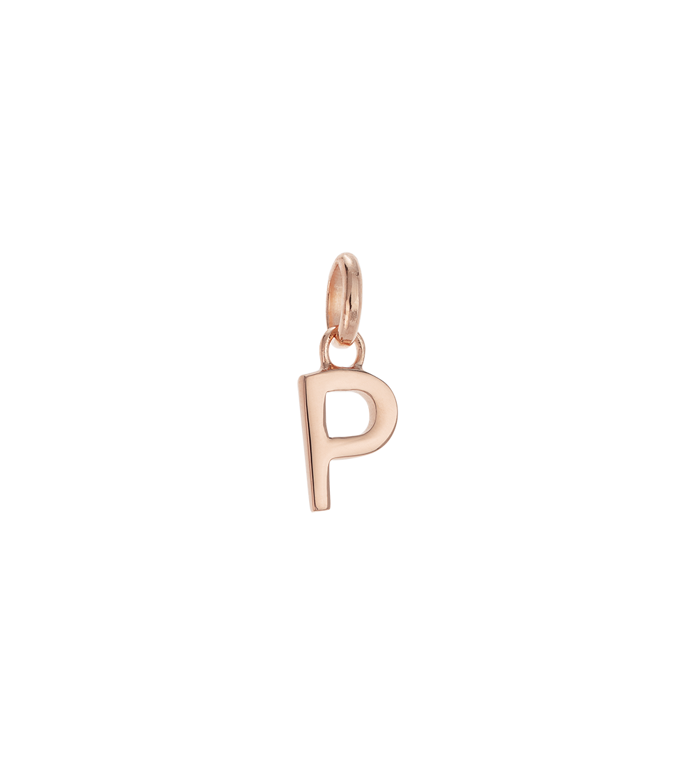OUTLINE INITIAL A-Z (18K ROSE GOLD VERMEIL) IMAGE 18