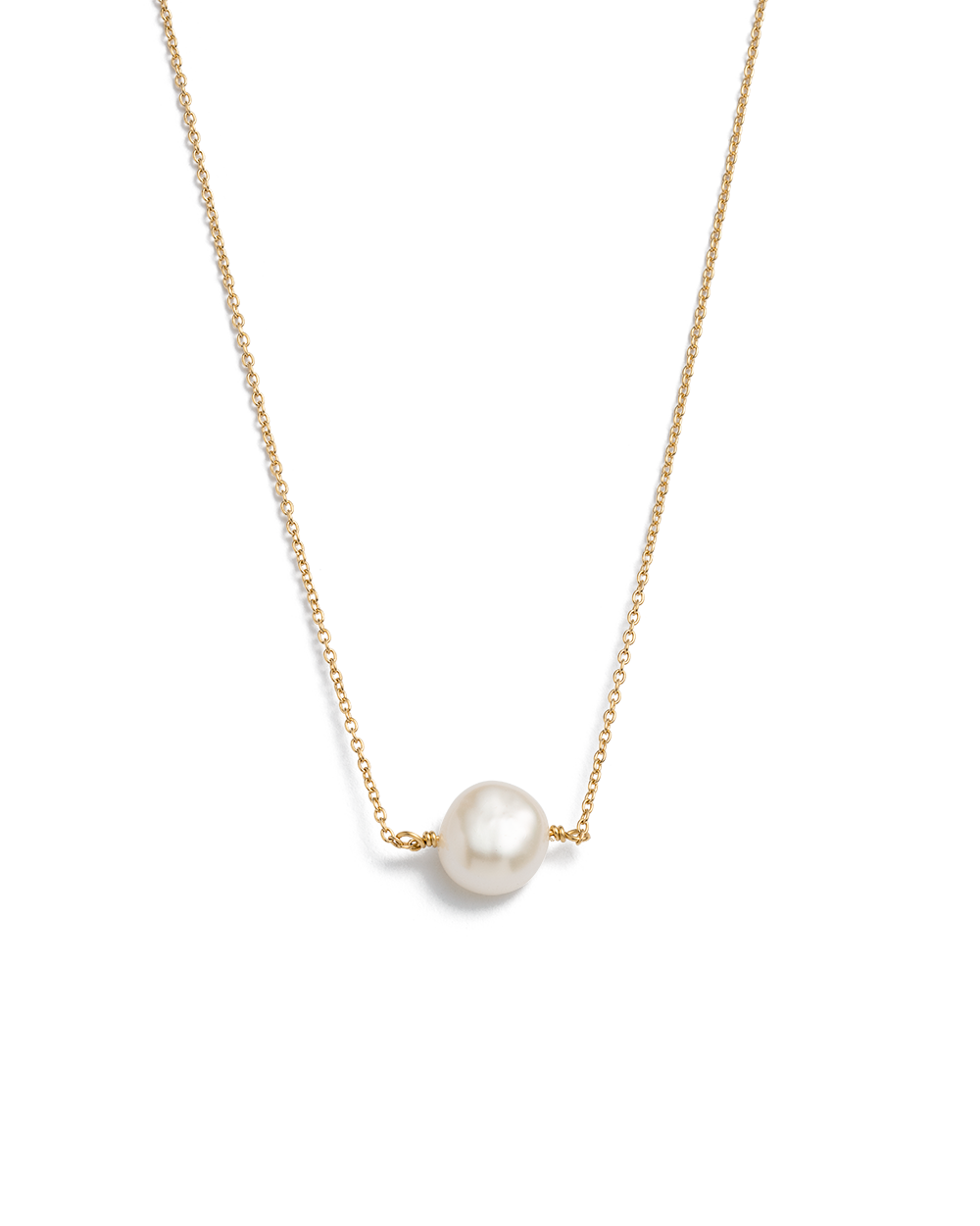 PEARL CHOKER (18K GOLD PLATED) IMAGE 1