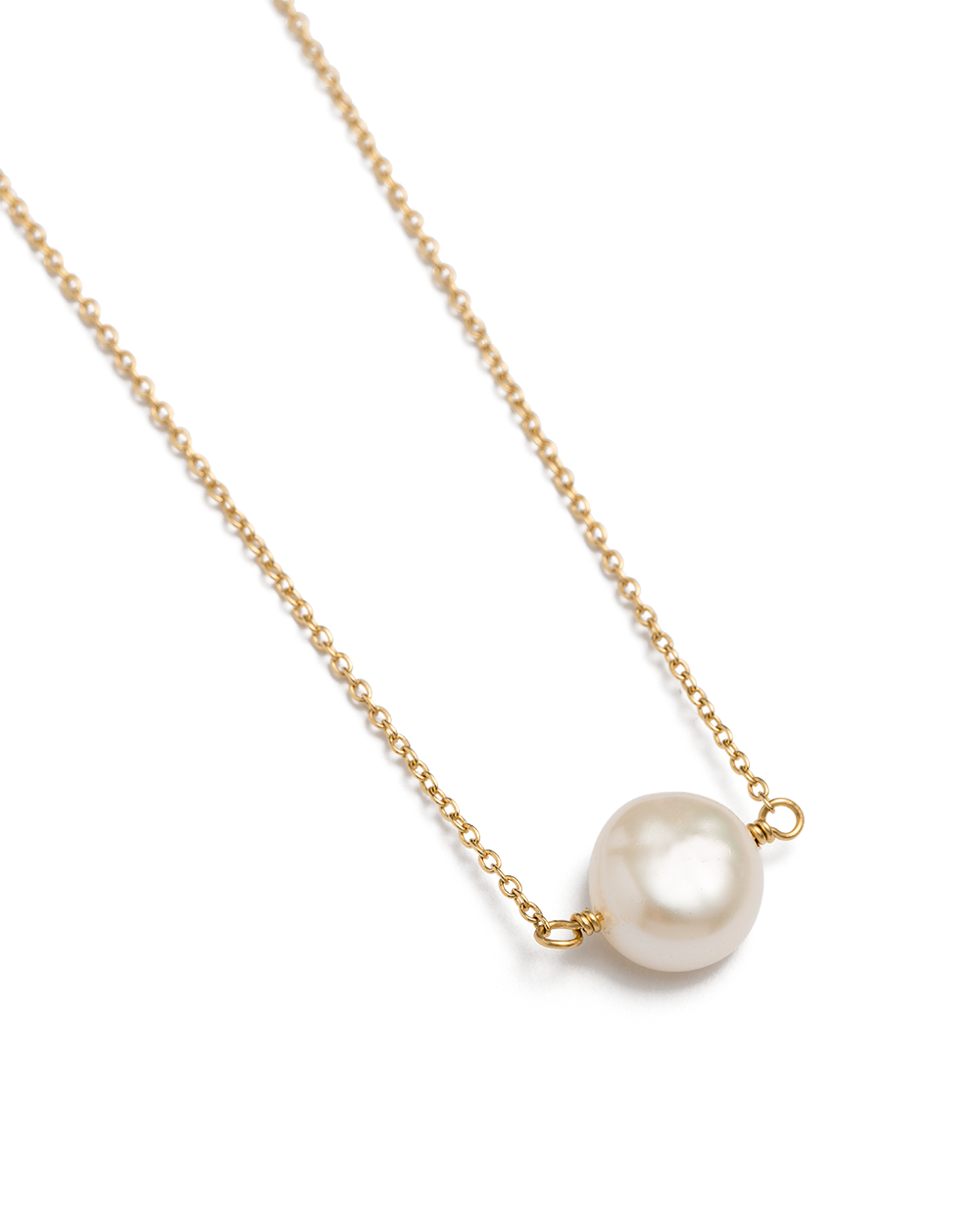 PEARL CHOKER (18K GOLD PLATED) IMAGE 4