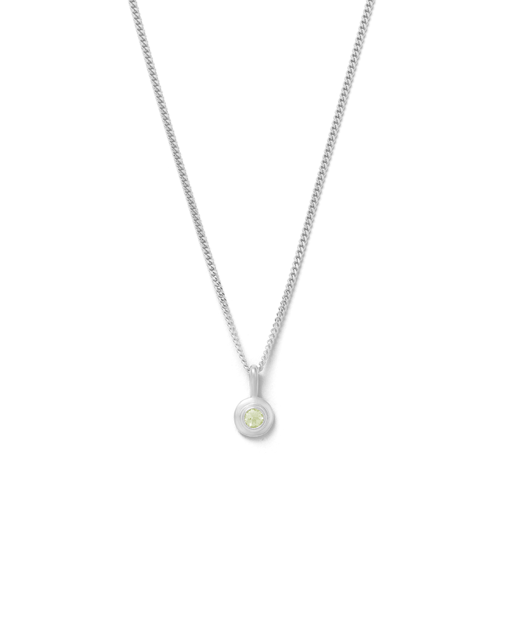 BIRTHSTONE NECKLACE (STERLING SILVER) IMAGE 12