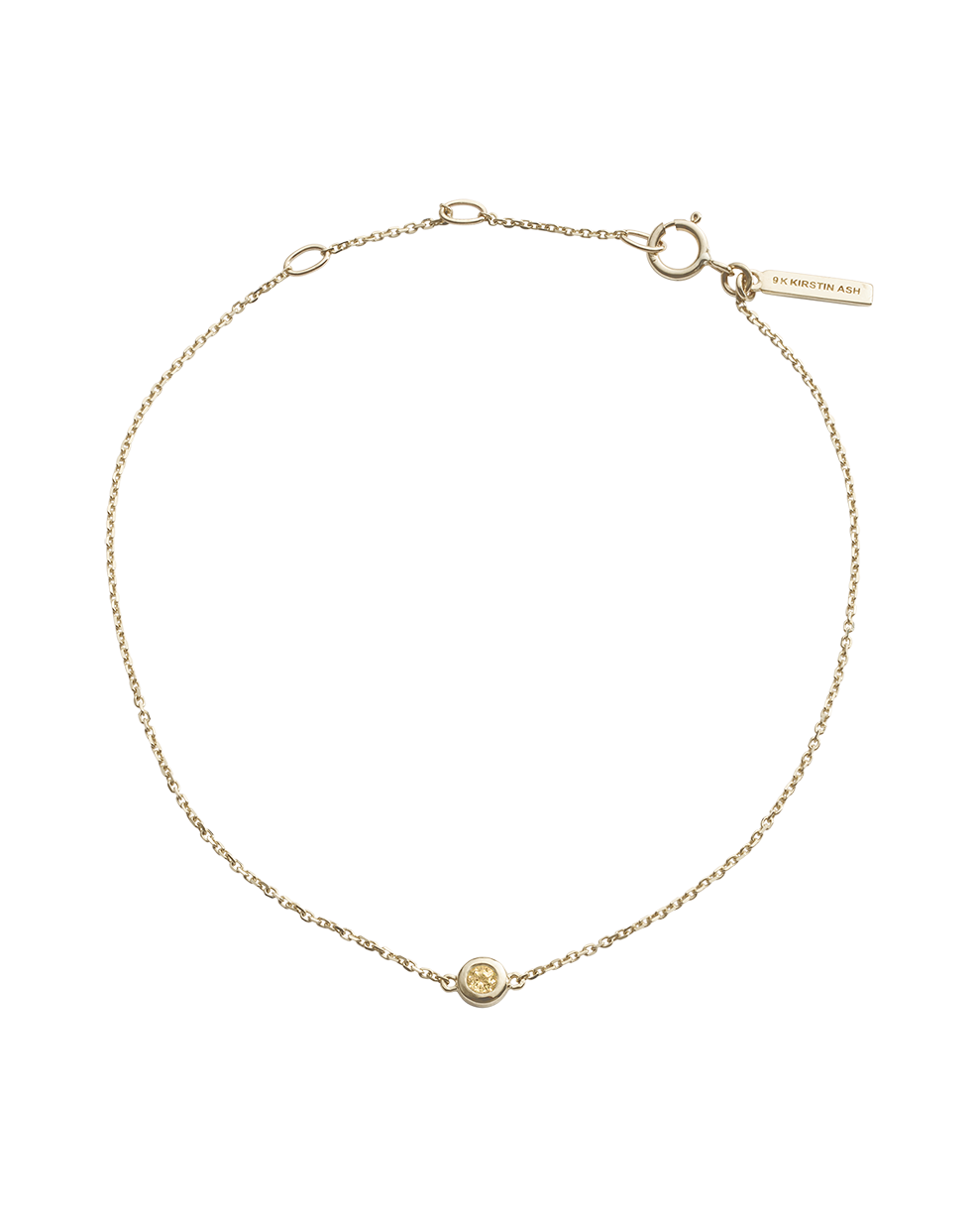 PETITE BIRTHSTONE BRACELET (9K GOLD) IMAGE 16