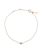 PETITE BIRTHSTONE BRACELET (9K GOLD) IMAGE 1