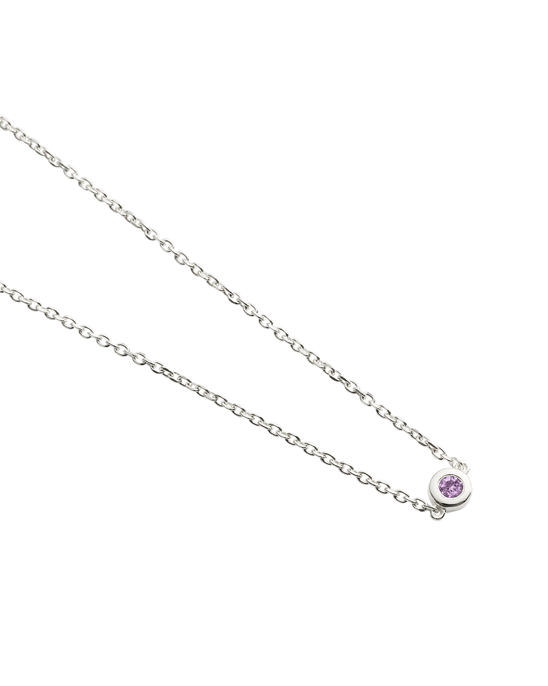 PETITE BIRTHSTONE BRACELET (STERLING SILVER) IMAGE 4