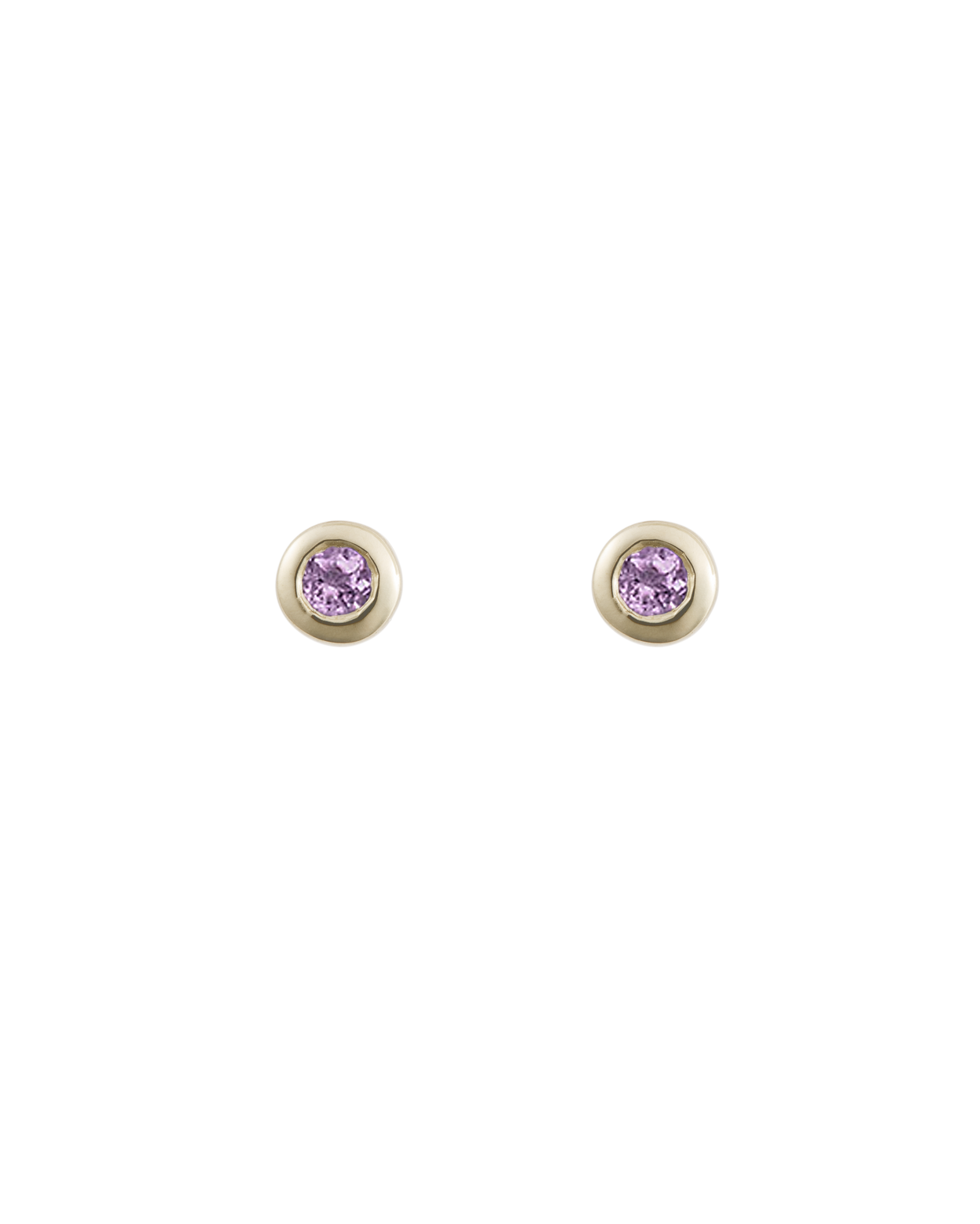 PETITE BIRTHSTONE STUDS (9K GOLD) IMAGE 7