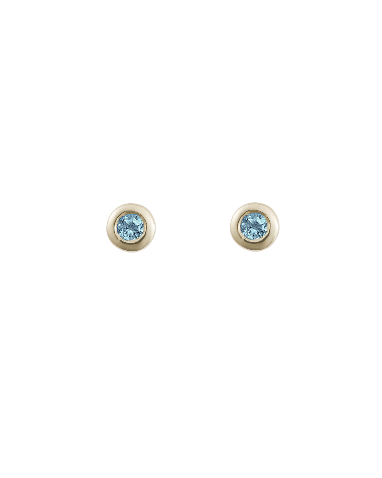 PETITE BIRTHSTONE STUDS (9K GOLD) IMAGE 14