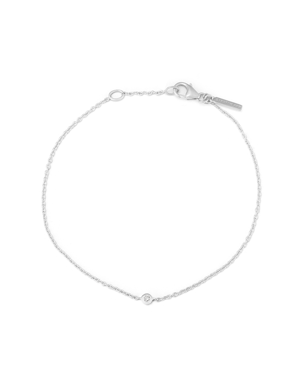 PETITE DIAMOND BRACELET (STERLING SILVER) IMAGE 1