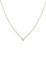 PETITE DIAMOND NECKLACE (9K GOLD) IMAGE 1