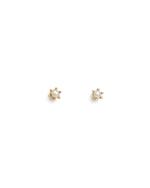 PETITE PEARL STUDS (9K GOLD) IMAGE 1