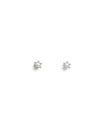 PETITE PEARL STUDS (STERLING SILVER) IMAGE 1