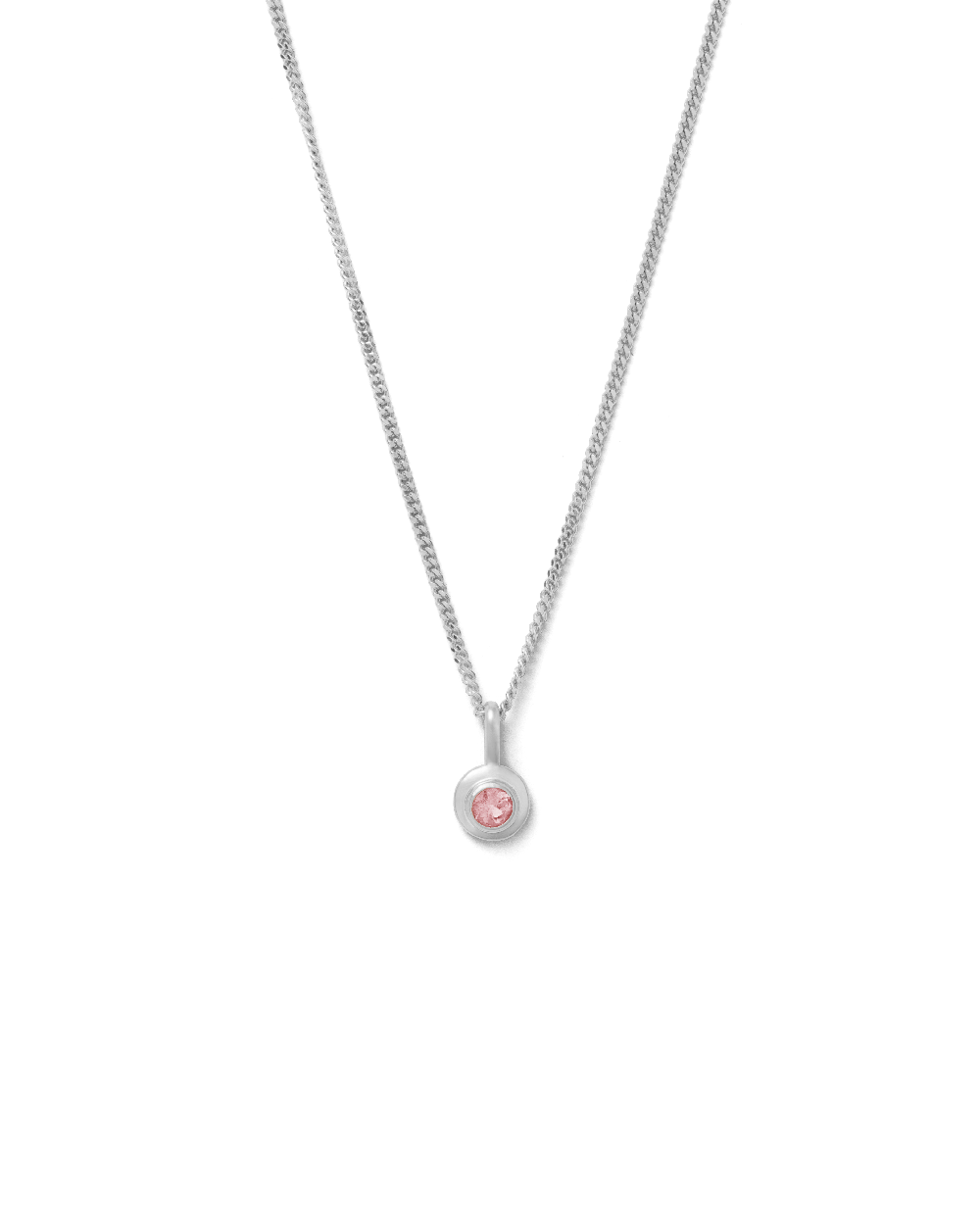 BIRTHSTONE NECKLACE (STERLING SILVER) IMAGE 16