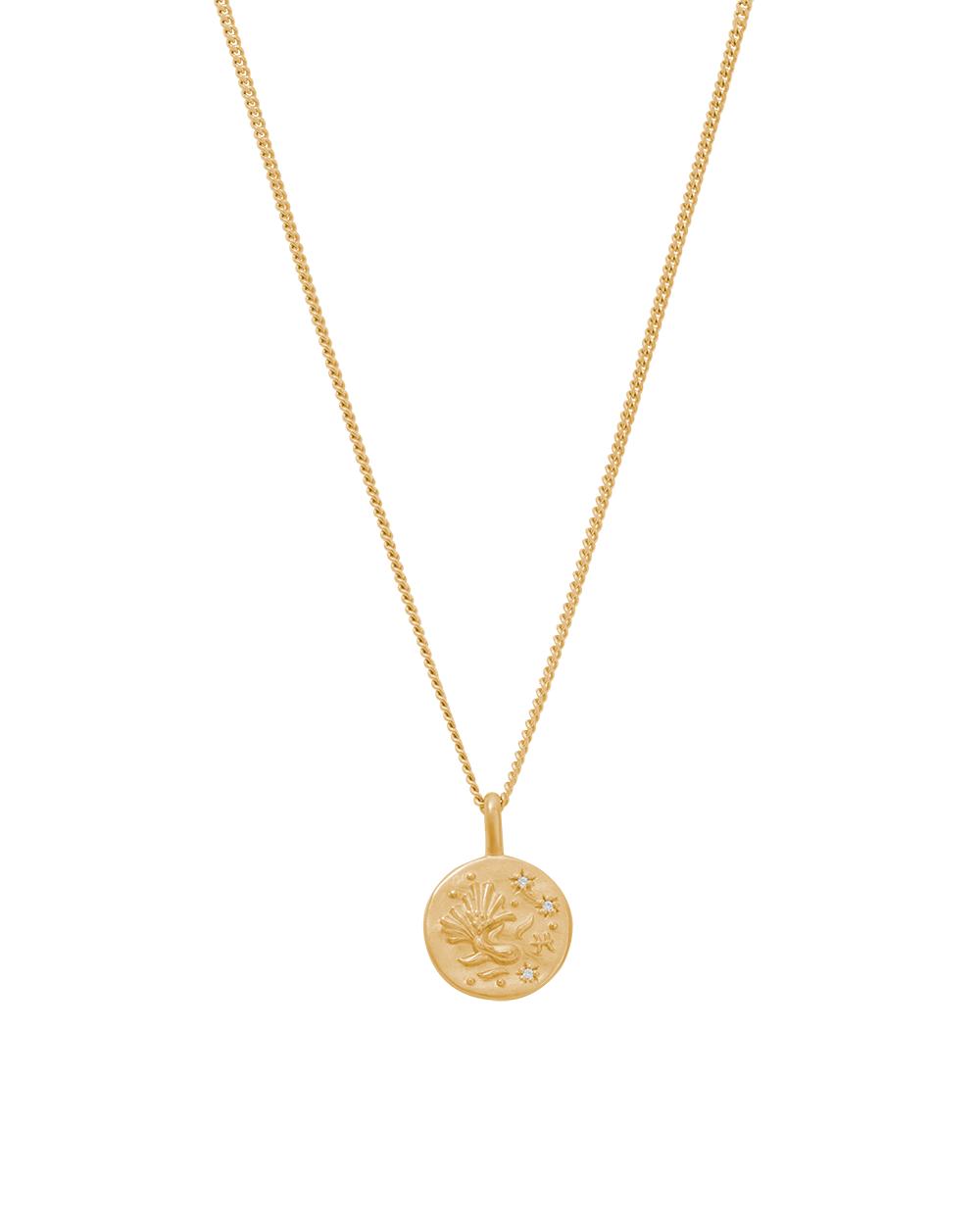 PETITE ZODIAC NECKLACE (18K GOLD VERMEIL)