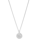 PISCES PETITE ZODIAC NECKLACE (STERLING SILVER)