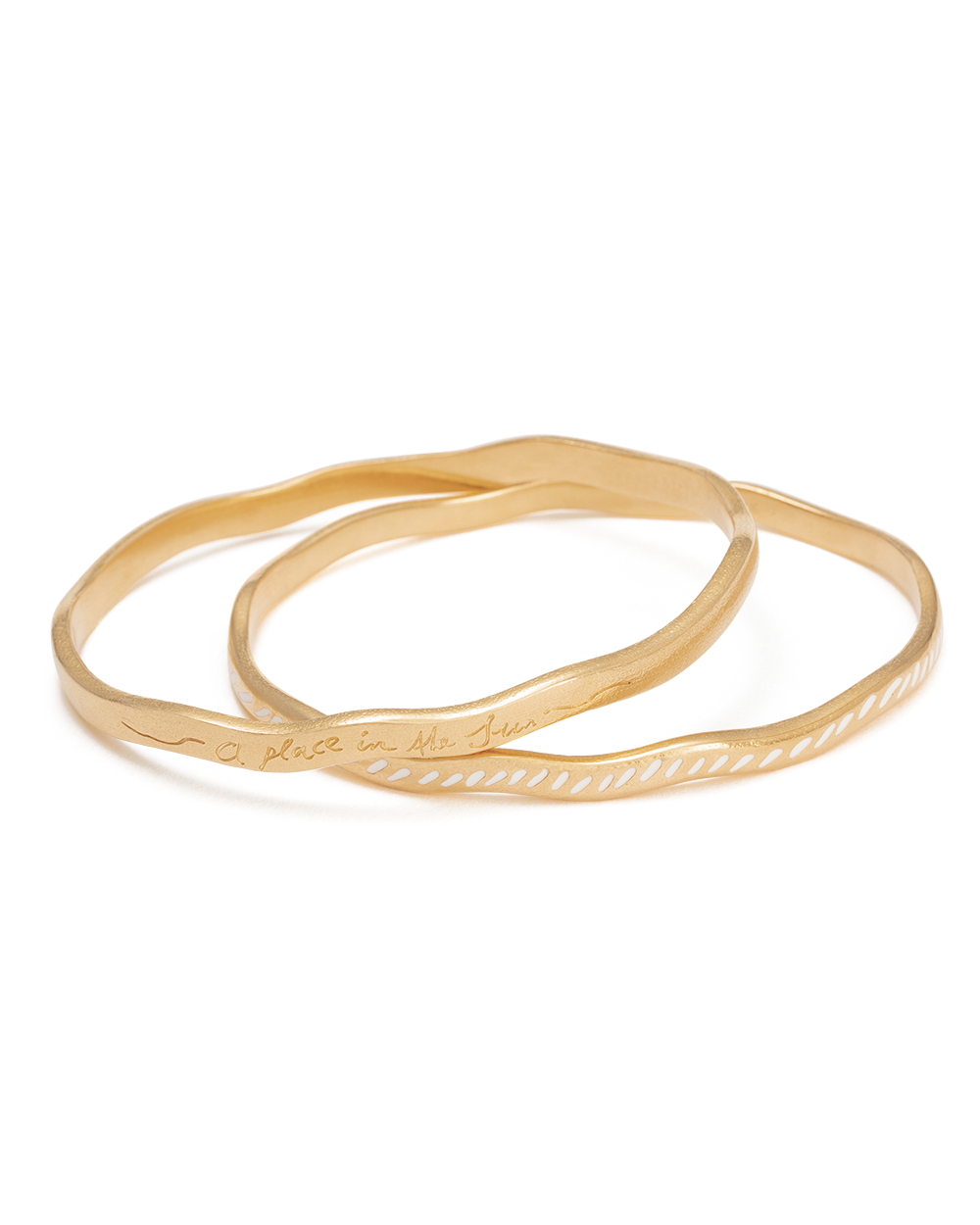 PLACE IN THE SUN BANGLE (18K GOLD VERMEIL)