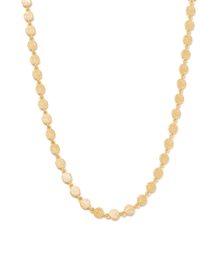 REFLECTION CHAIN NECKLACE (18K GOLD PLATED) IMAGE 1