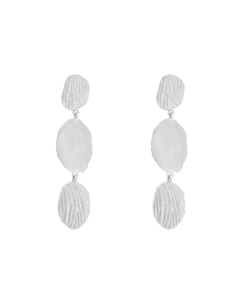 REFLECTION EARRINGS (STERLING SILVER) IMAGE 1