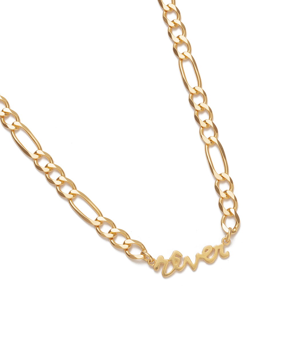 REVER CHAIN NECKLACE (18K GOLD PLATED) IMAGE 4