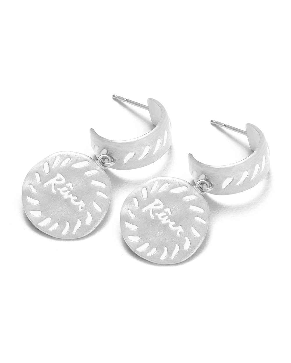 REVER EARRINGS (STERLING SILVER) IMAGE 4