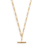 RHYTHM T-BAR NECKLACE (18K GOLD PLATED) IMAGE 1