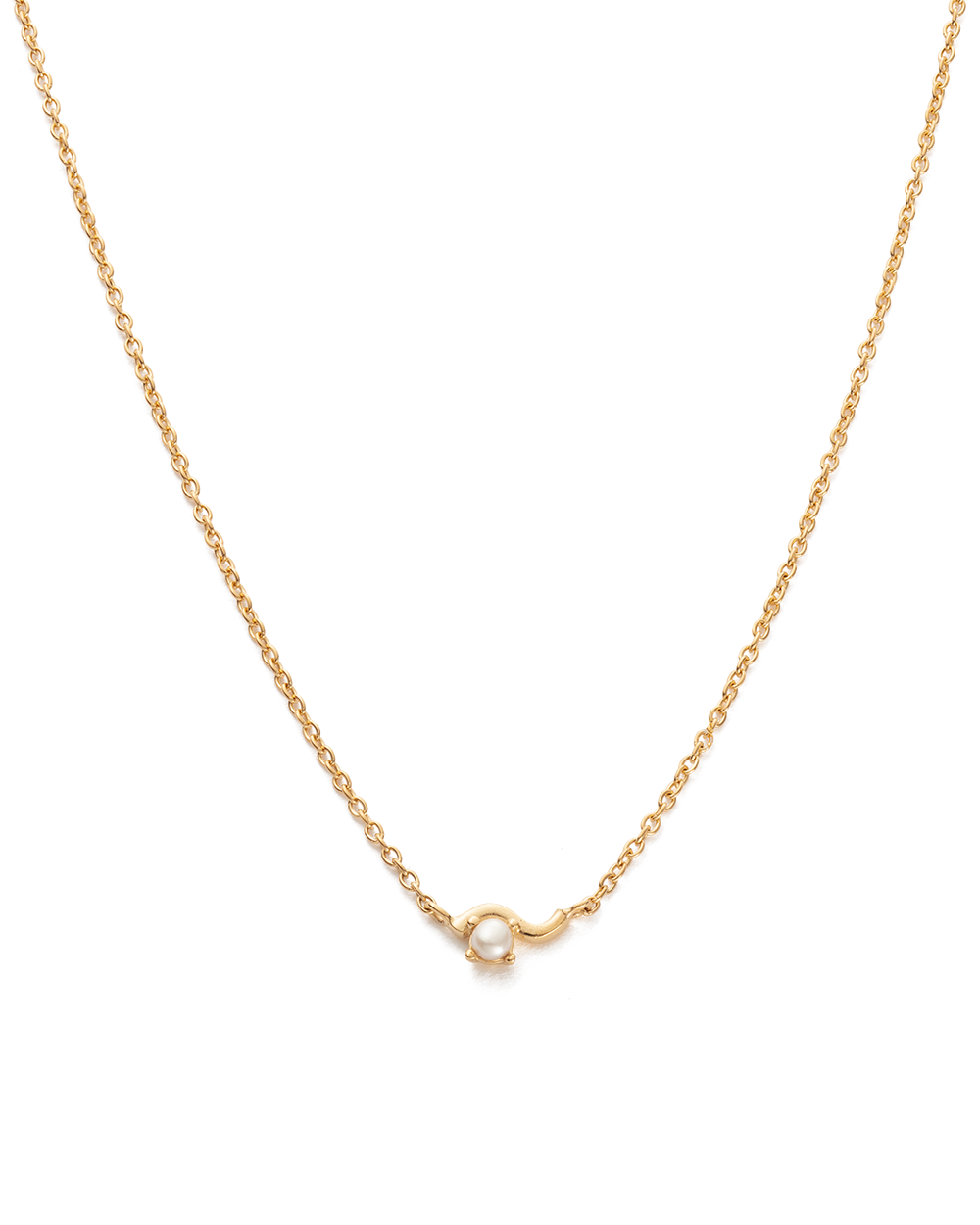 RIPPLE NECKLACE (18K GOLD PLATED)