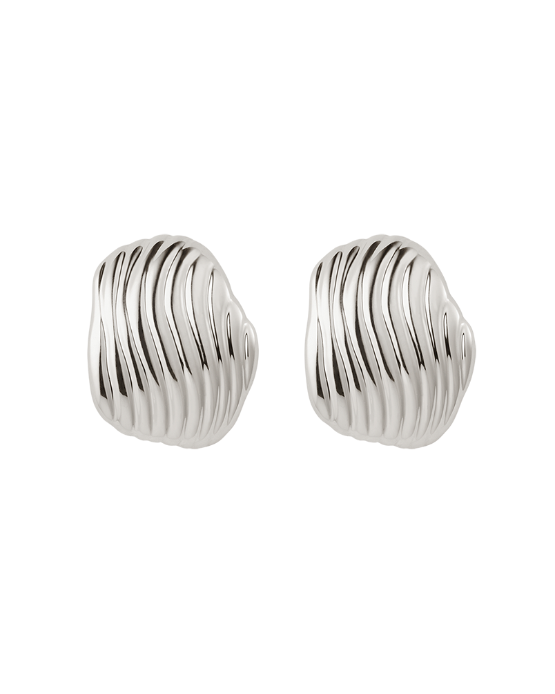 RISE OVERSIZED STUDS (STERLING SILVER) IMAGE 1