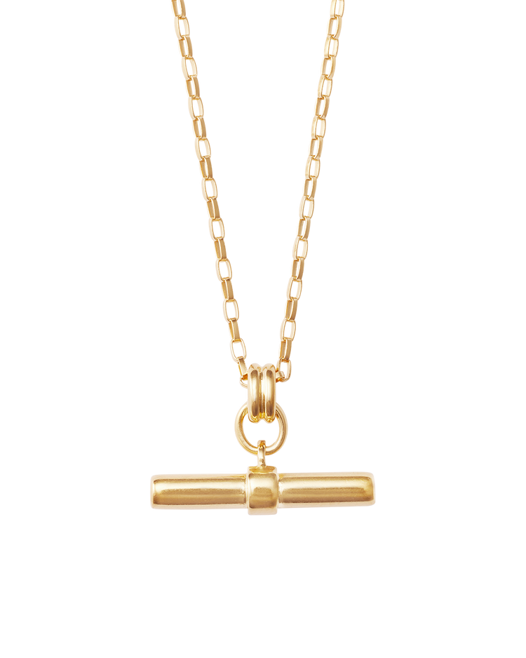 ROAM T-BAR NECKLACE (18K GOLD VERMEIL) IMAGE 1