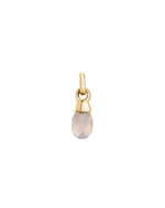 ROSE QUARTZ GEMSTONE (18K GOLD VERMEIL) IMAGE 1
