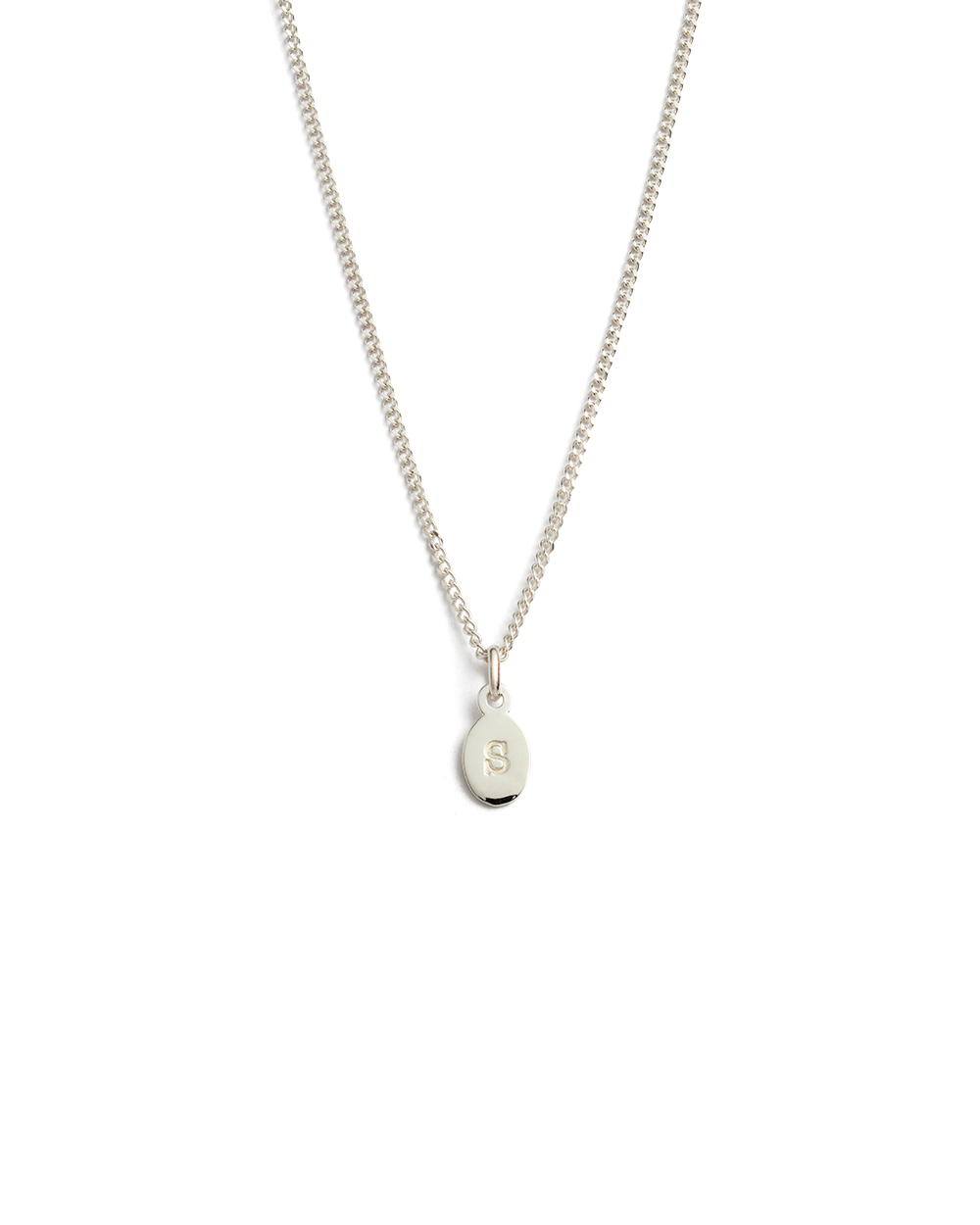 INITIAL NECKLACE A-Z (STERLING SILVER) IMAGE 24