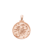 SCORPIO ZODIAC (18K ROSE GOLD VERMEIL) IMAGE 1