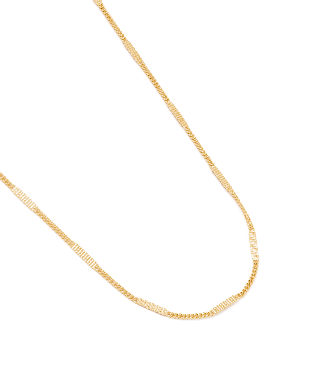 SHIFT CHAIN NECKLACE (18K GOLD PLATED)