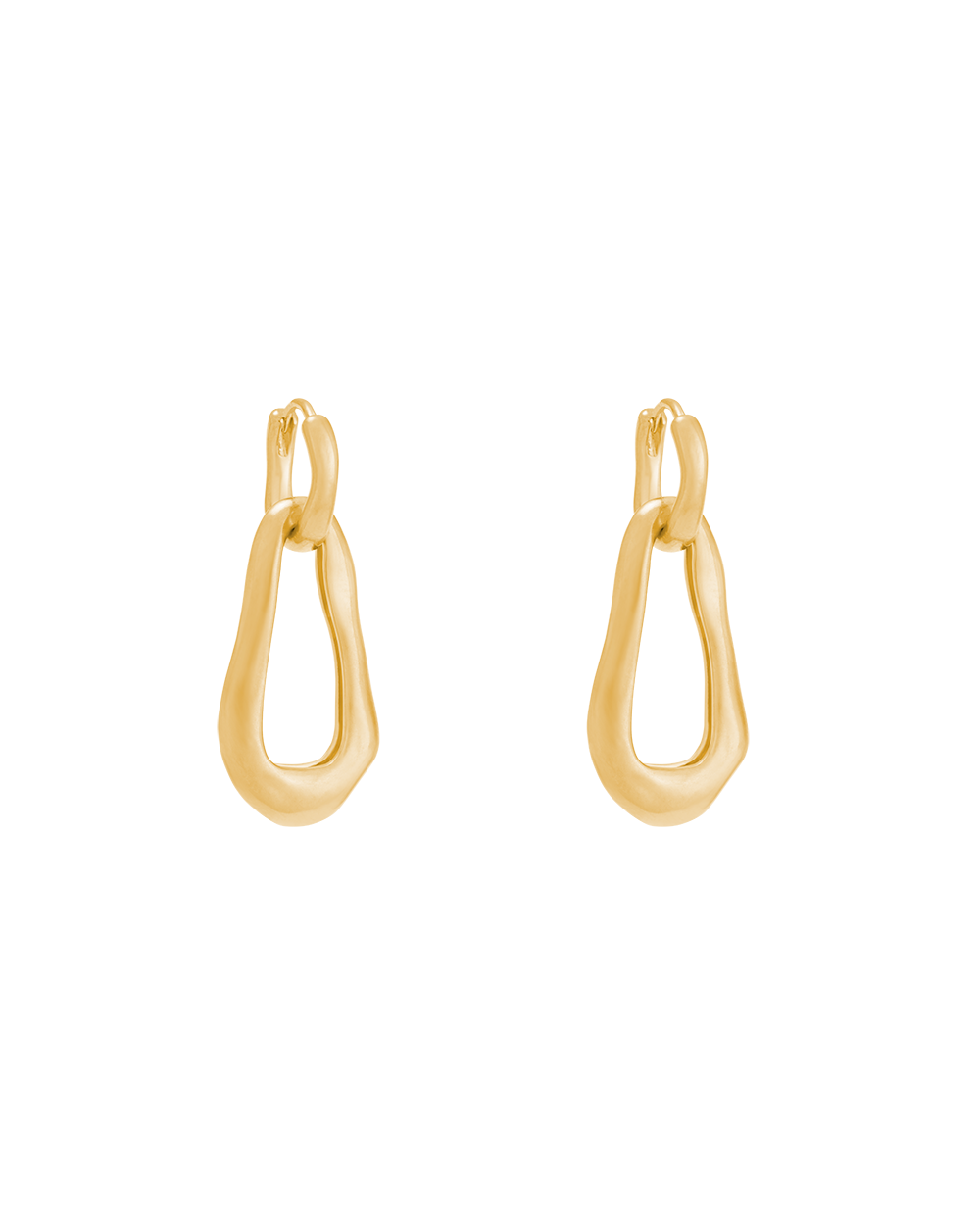 SHIFT EARRINGS (18K GOLD PLATED) IMAGE 1