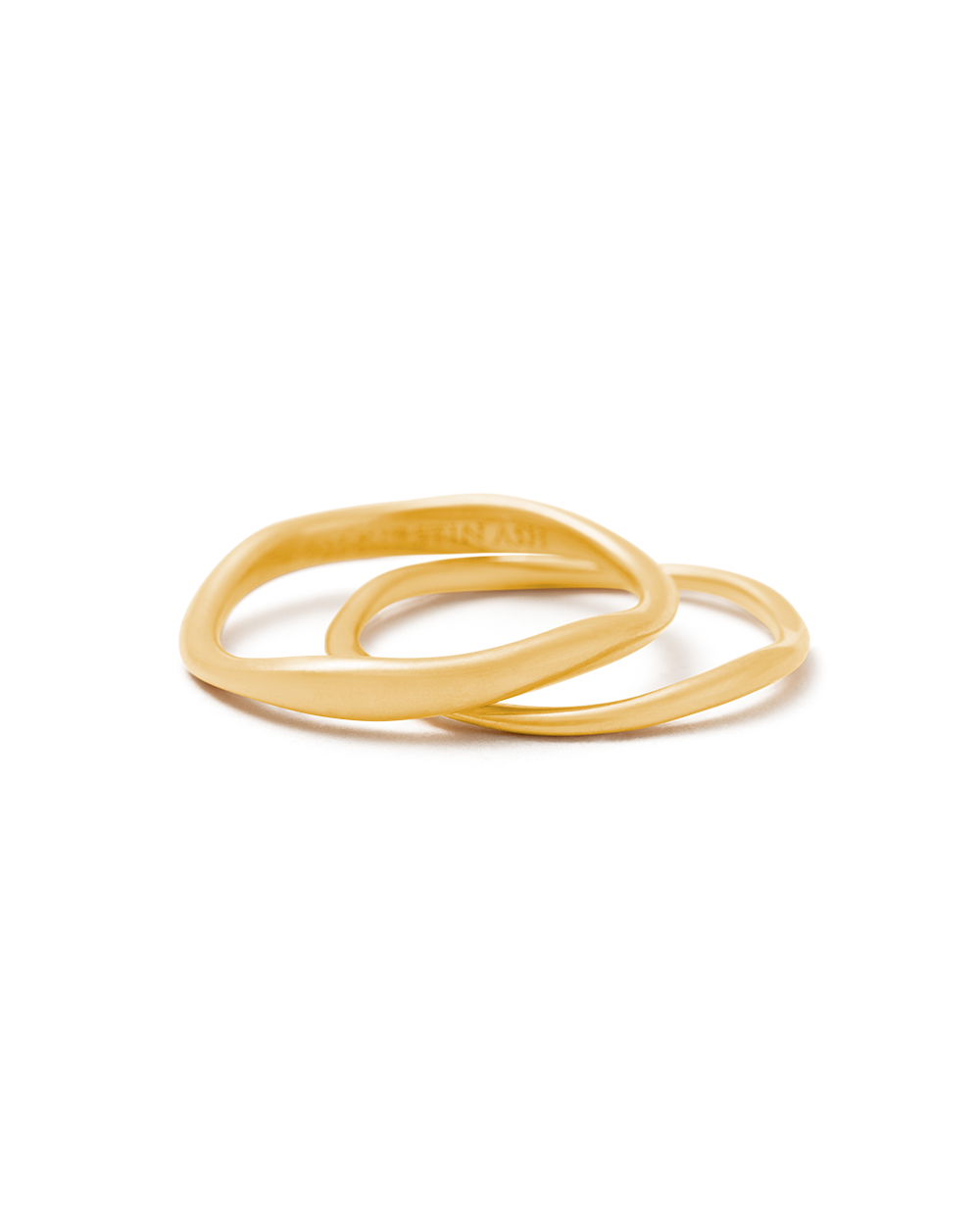 SHIFT STACKING RING (18K GOLD VERMEIL)