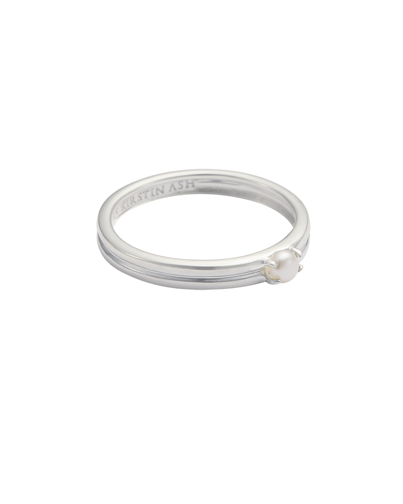 SOLACE PEARL RING (STERLING SILVER) IMAGE 4
