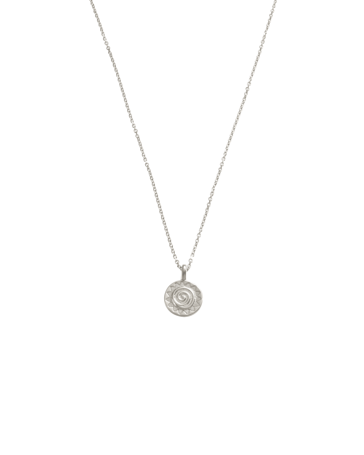 SOLARA COIN NECKLACE (STERLING SILVER) IMAGE 1