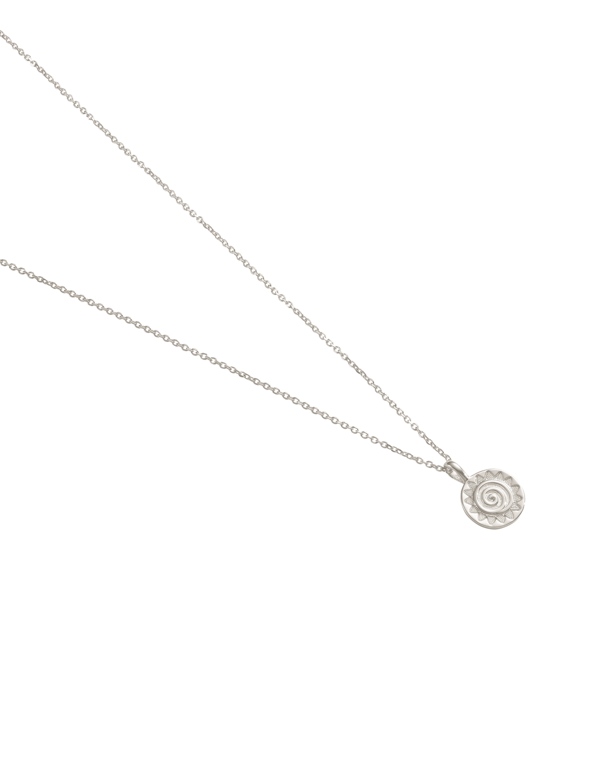 SOLARA COIN NECKLACE (STERLING SILVER) IMAGE 4
