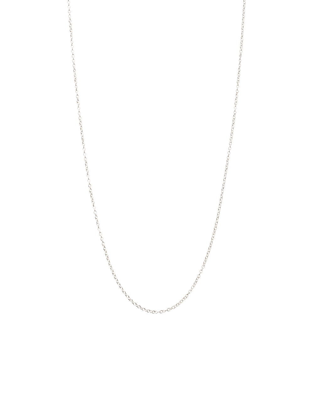 SOLID FINE CHAIN (STERLING SILVER) - IMAGE 1
