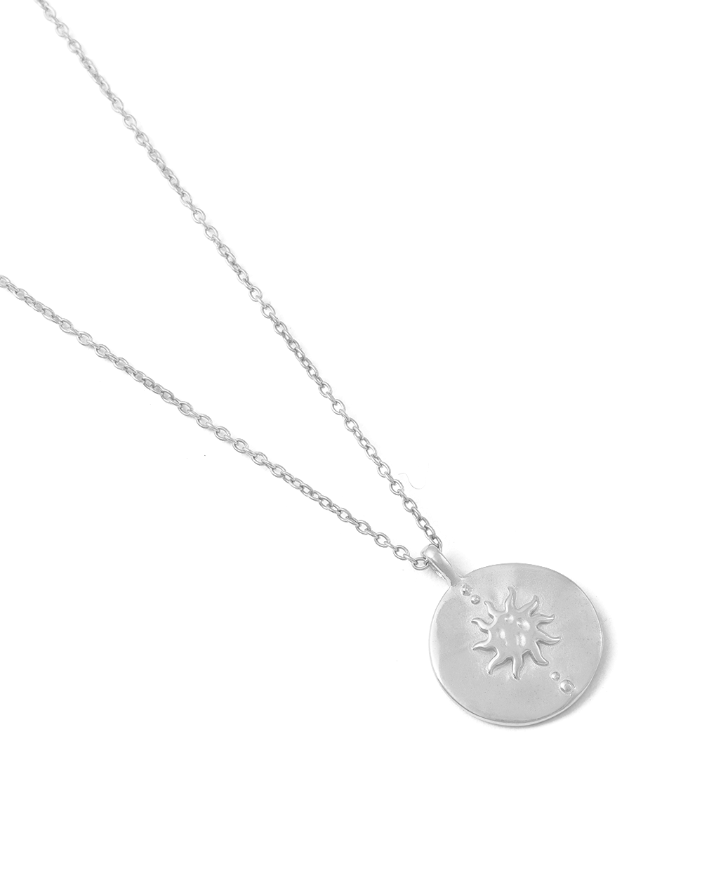 SOLIS COIN NECKLACE (STERLING SILVER)