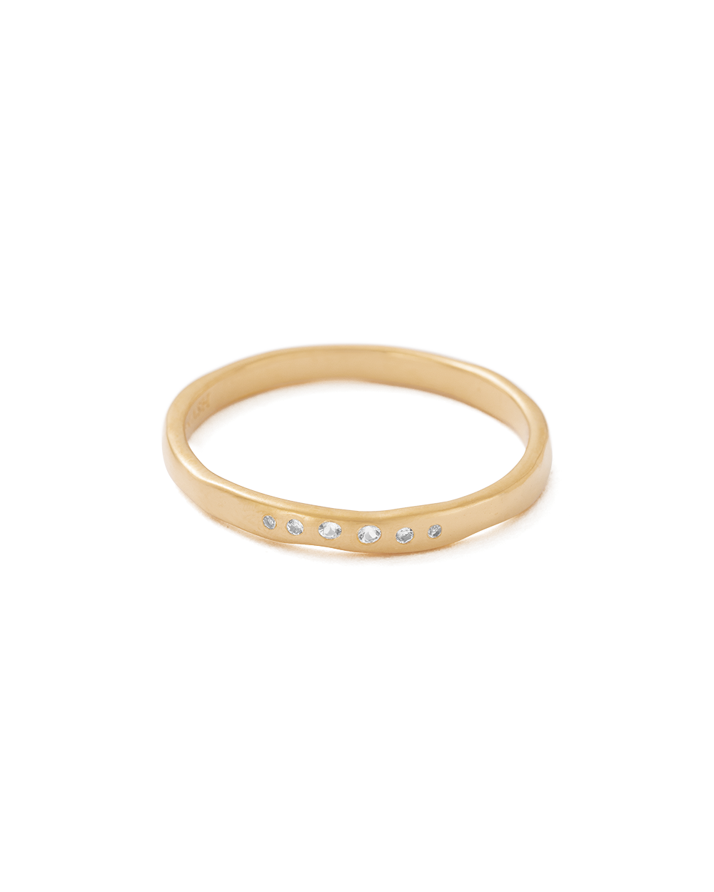 SUN LINES RING (18K GOLD VERMEIL) IMAGE 1