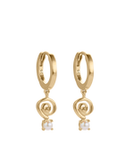 SWEET ESCAPE HOOPS (18K GOLD PLATED) IMAGE 1