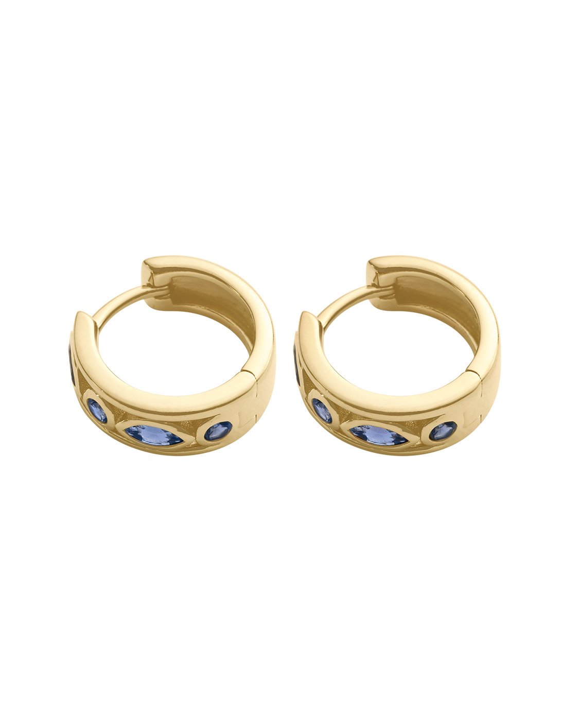 SYNERGY HOOPS (18K GOLD PLATED)