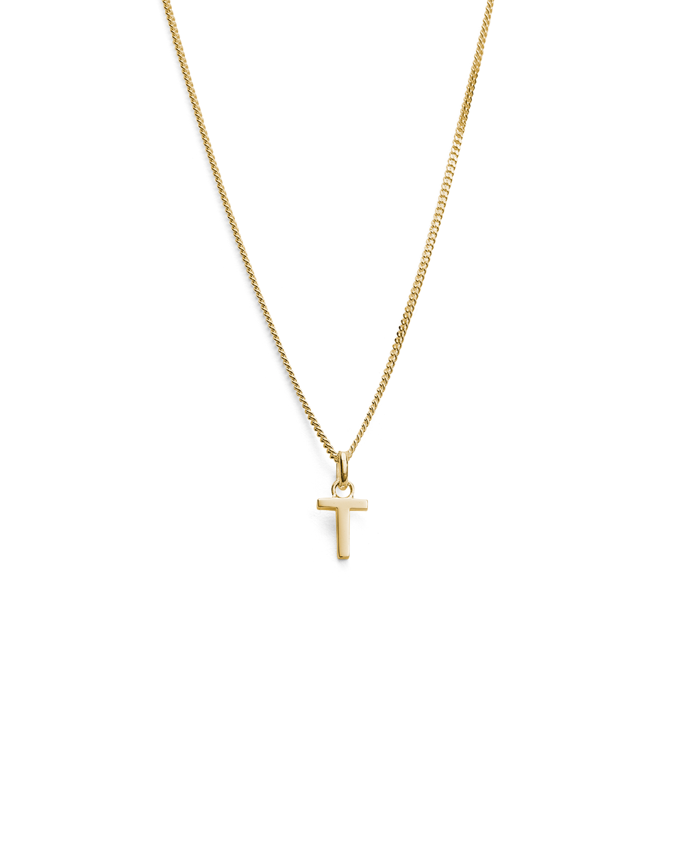OUTLINE INITIAL NECKLACE A-Z (18K GOLD VERMEIL) IMAGE 25