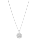 TAURUS PETITE ZODIAC NECKLACE (STERLING SILVER)