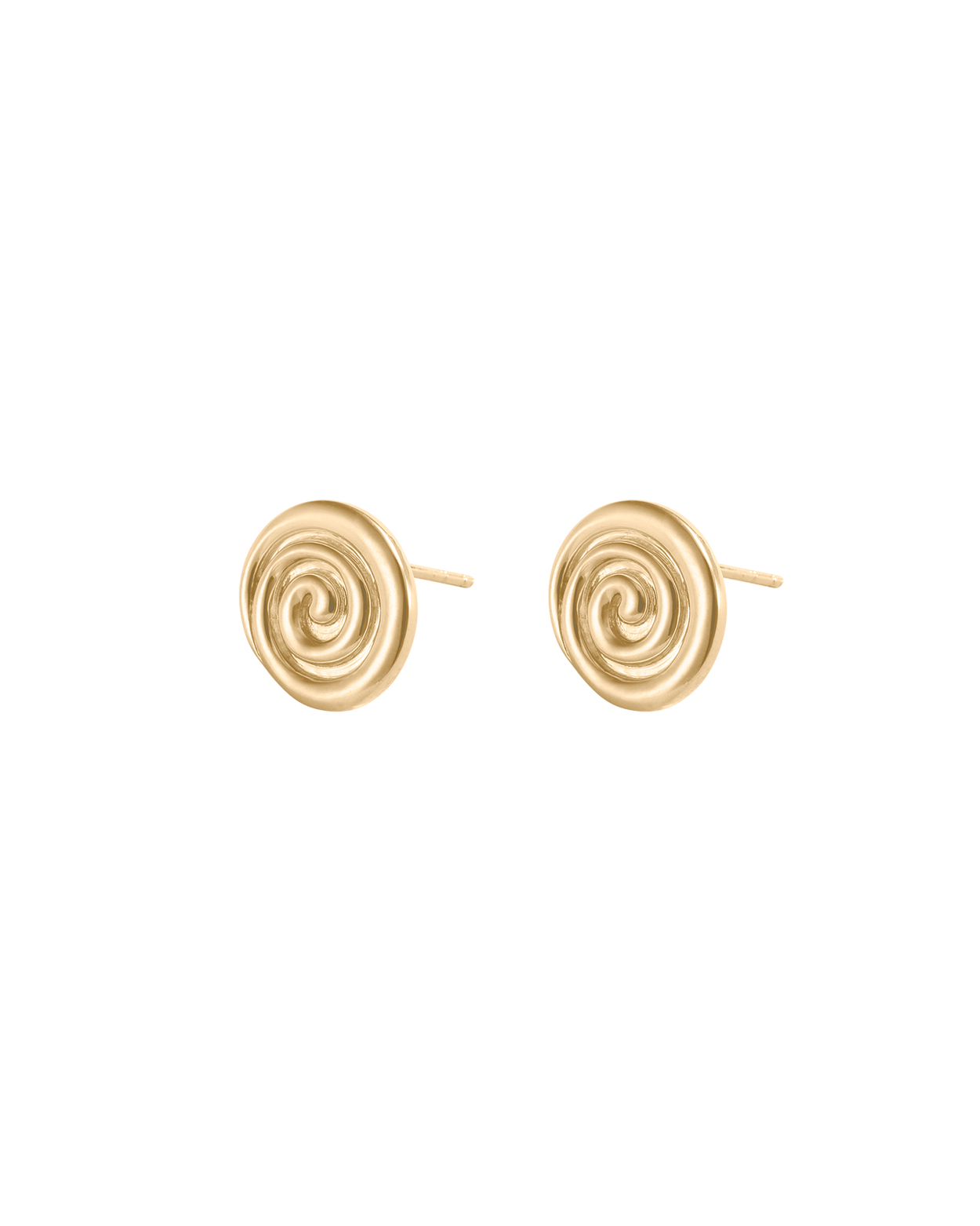 TEMPO OVERSIZED STUDS (18K GOLD PLATED) IMAGE 4