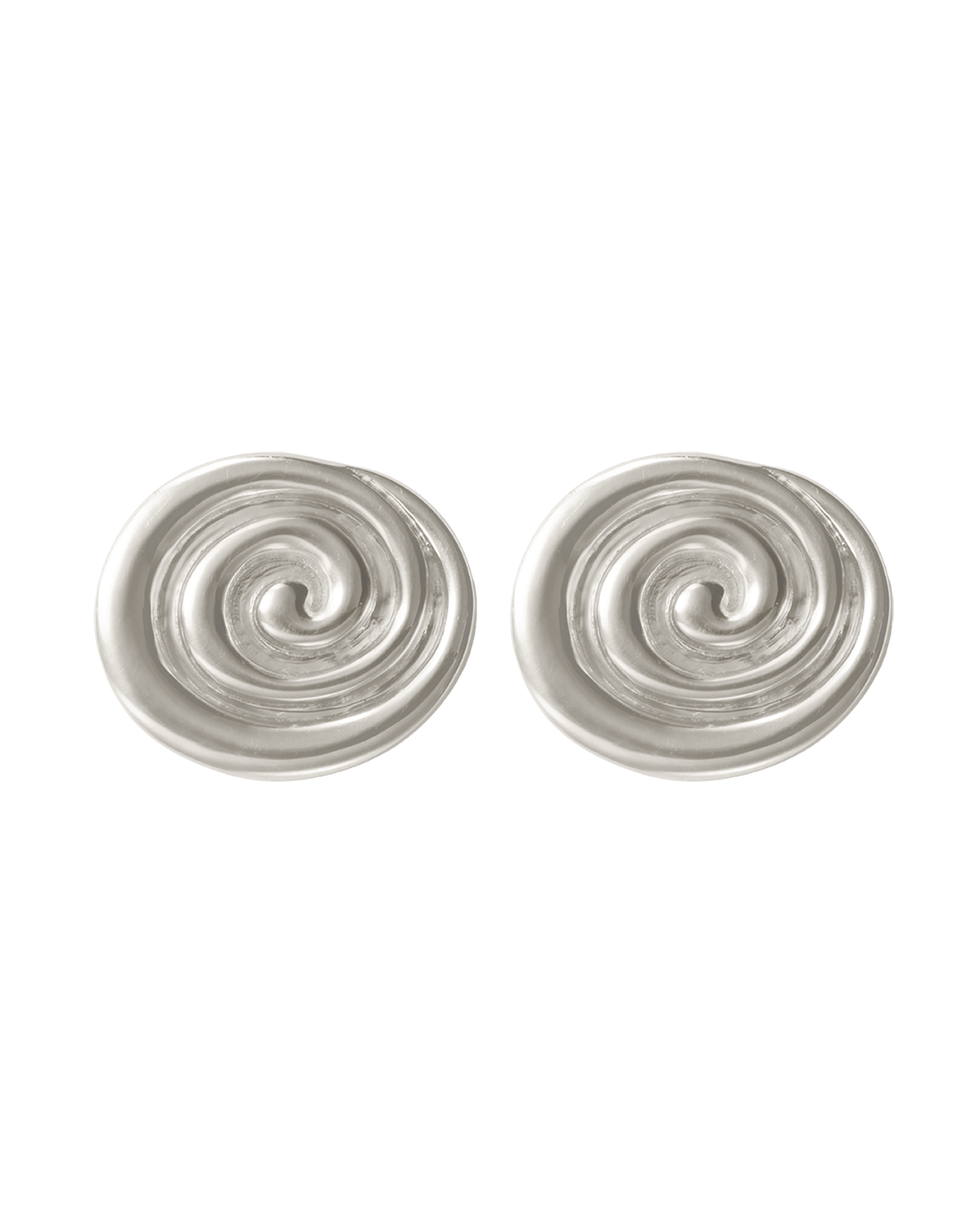 TEMPO OVERSIZED STUDS (STERLING SILVER) IMAGE 1